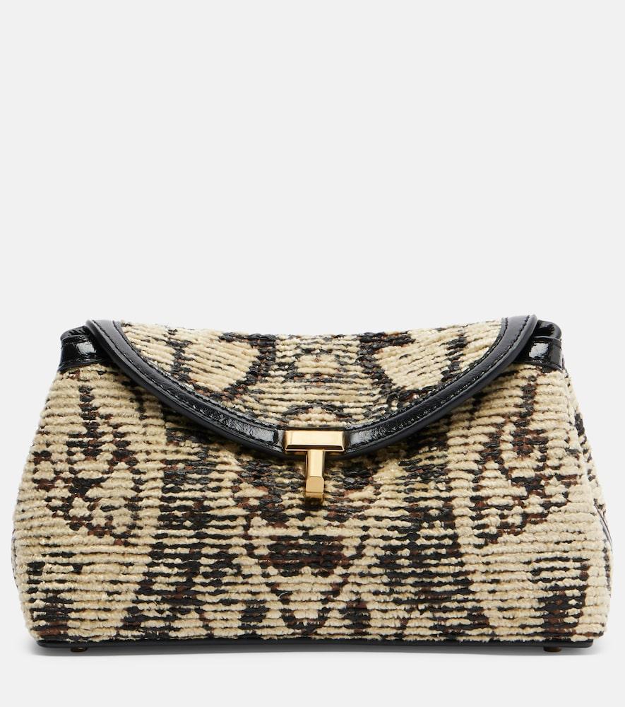toteme t-lock mini clutch