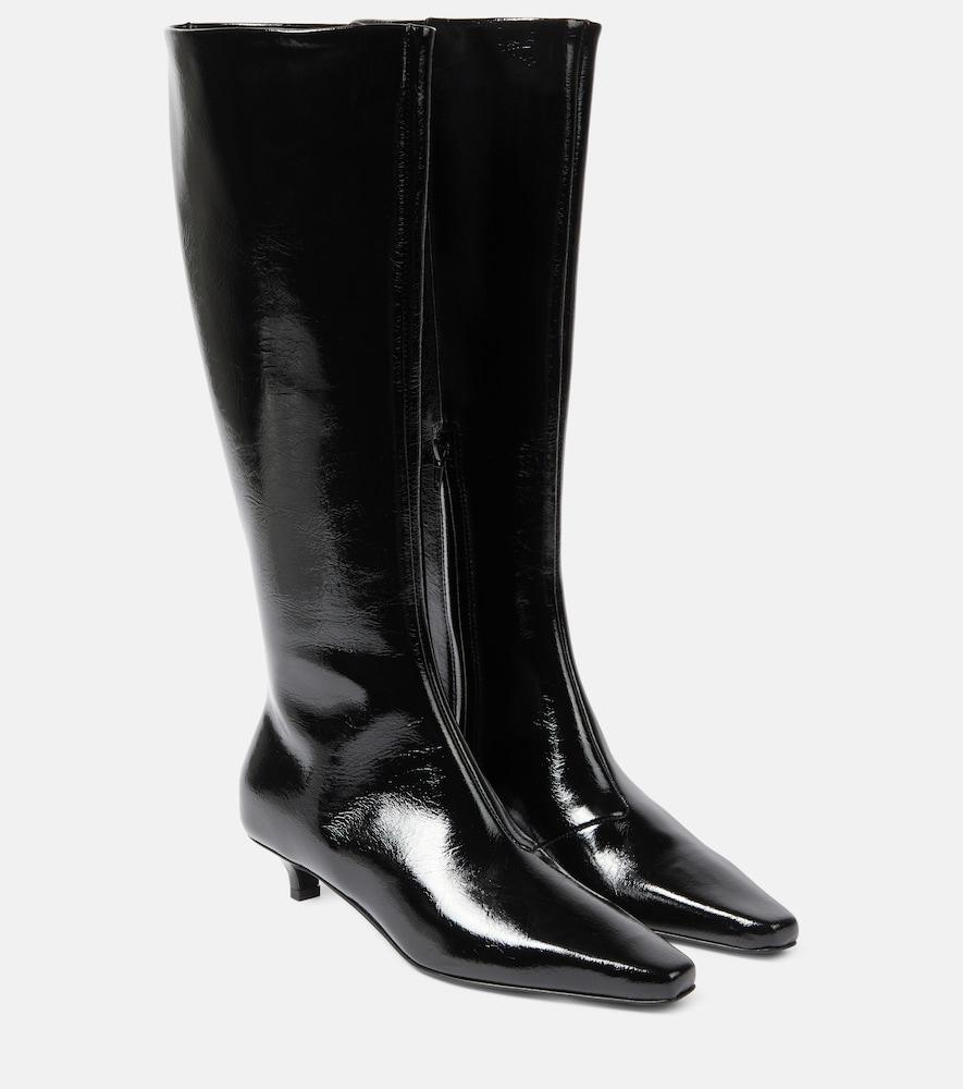 toteme the slim leather knee-high-boots