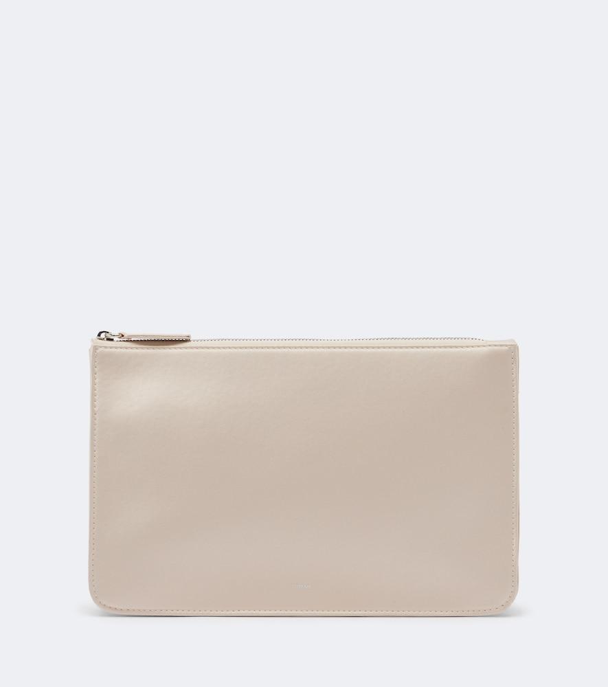 toteme threefold satin clutch