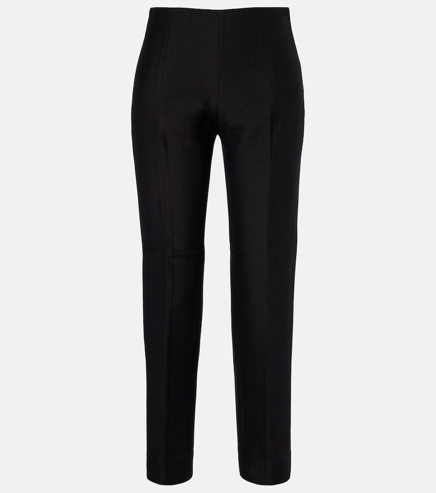 toteme wool and silk slim pants