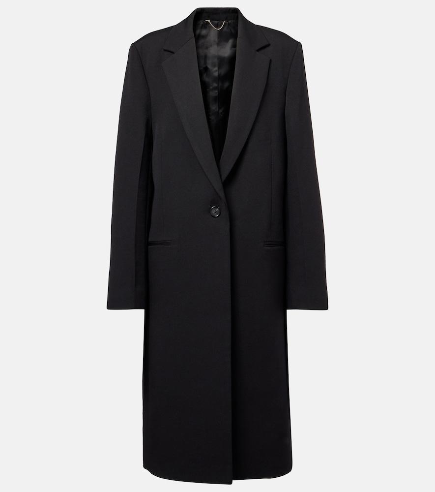 toteme wool-blend canvas coat