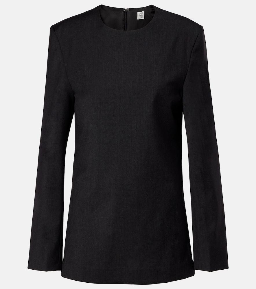 toteme wool blouse