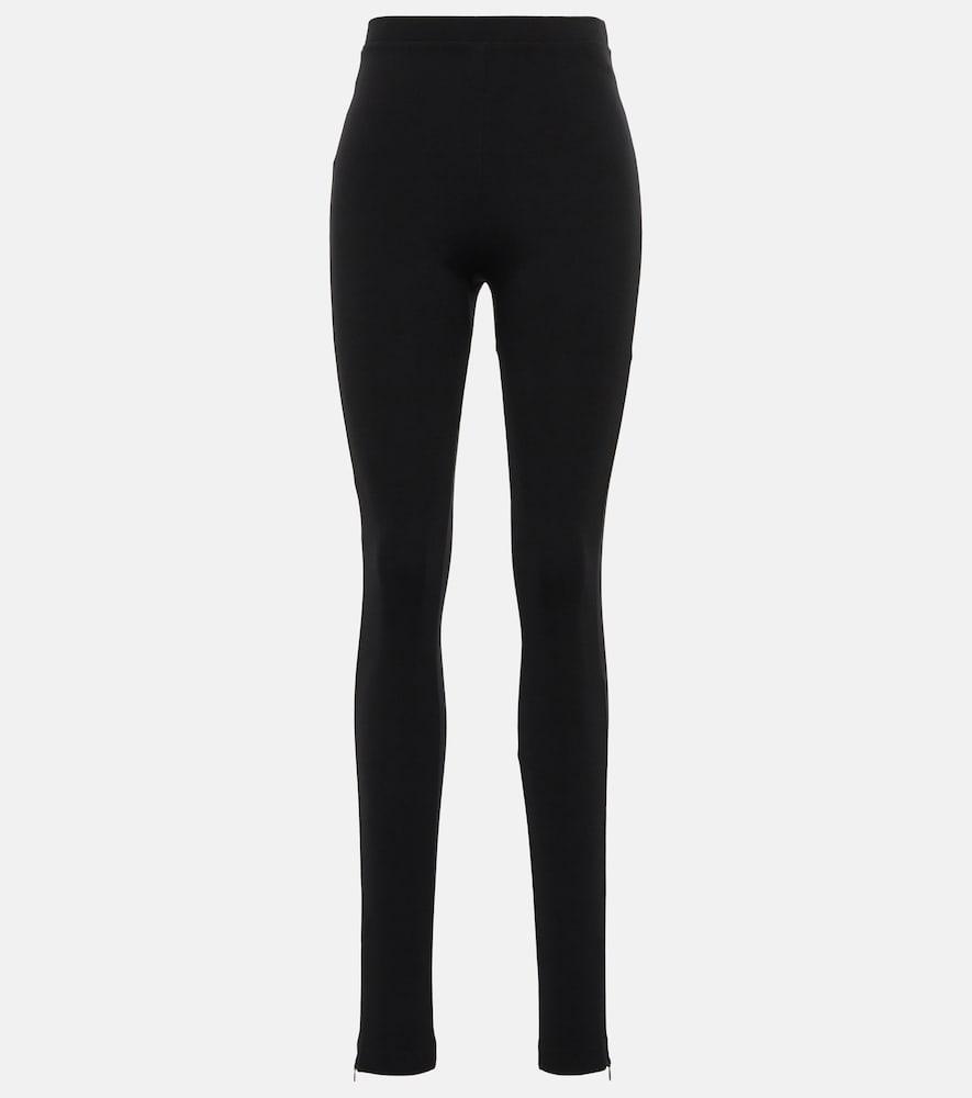 toteme zip high-rise leggings
