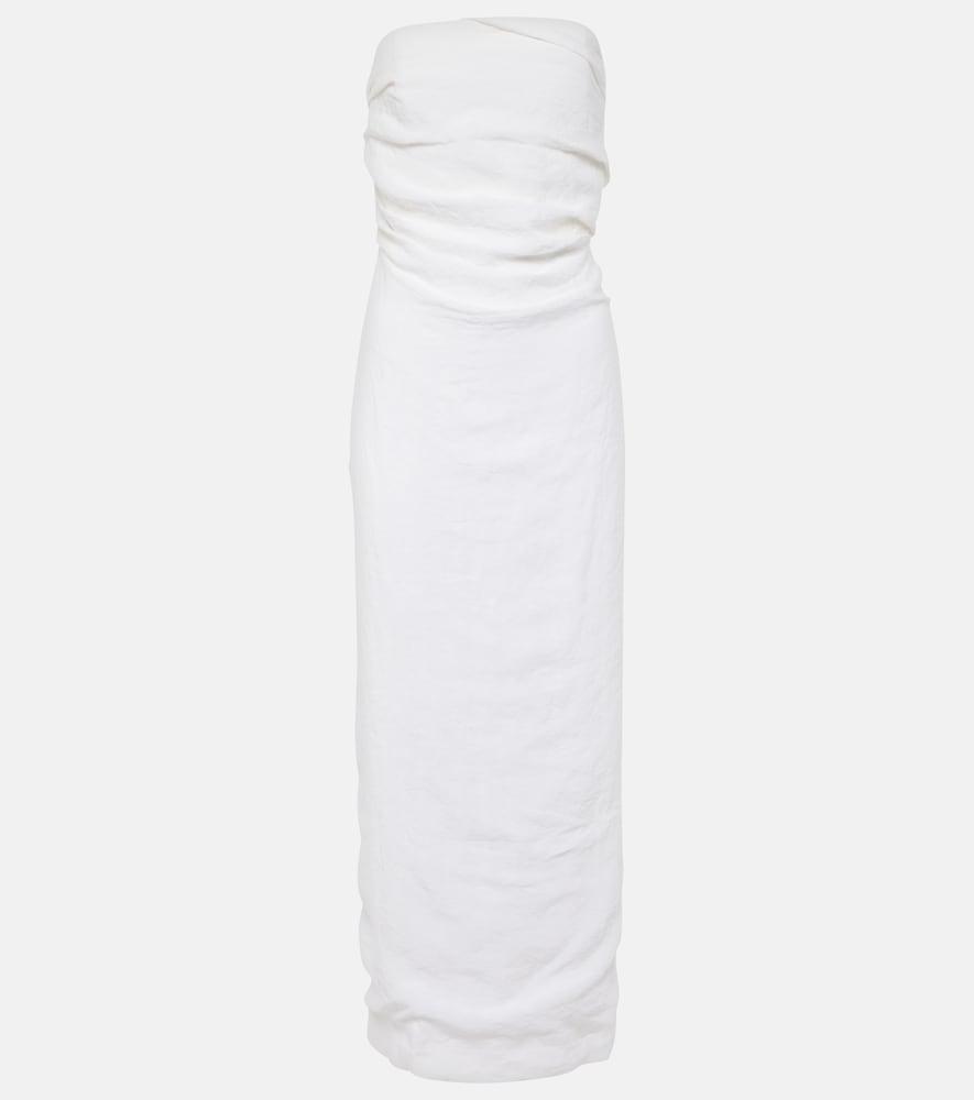 tove bridal sabella linen maxi dress