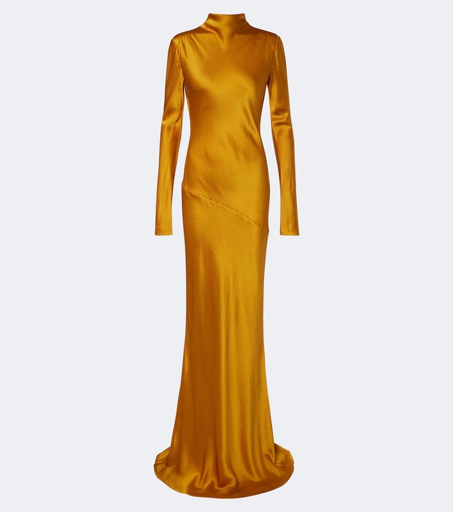 tove gio silk satin gown