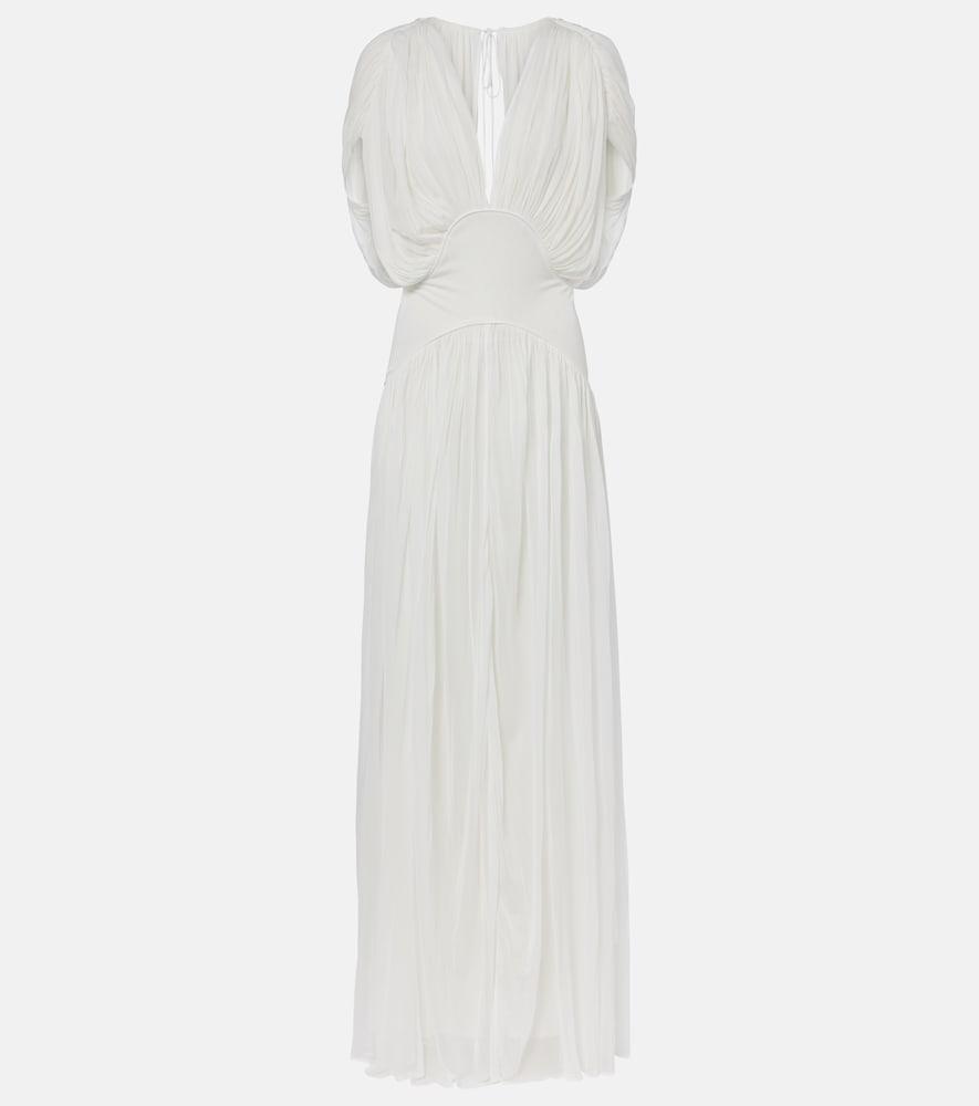 tove lyla draped jersey gown