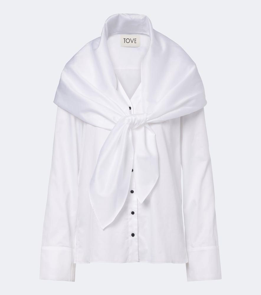 tove nia cotton poplin shirt