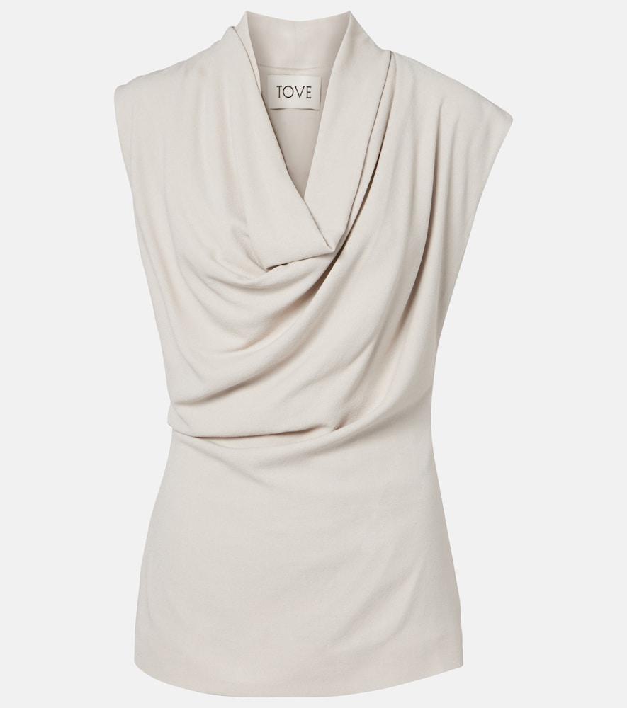 tove nuala draped top