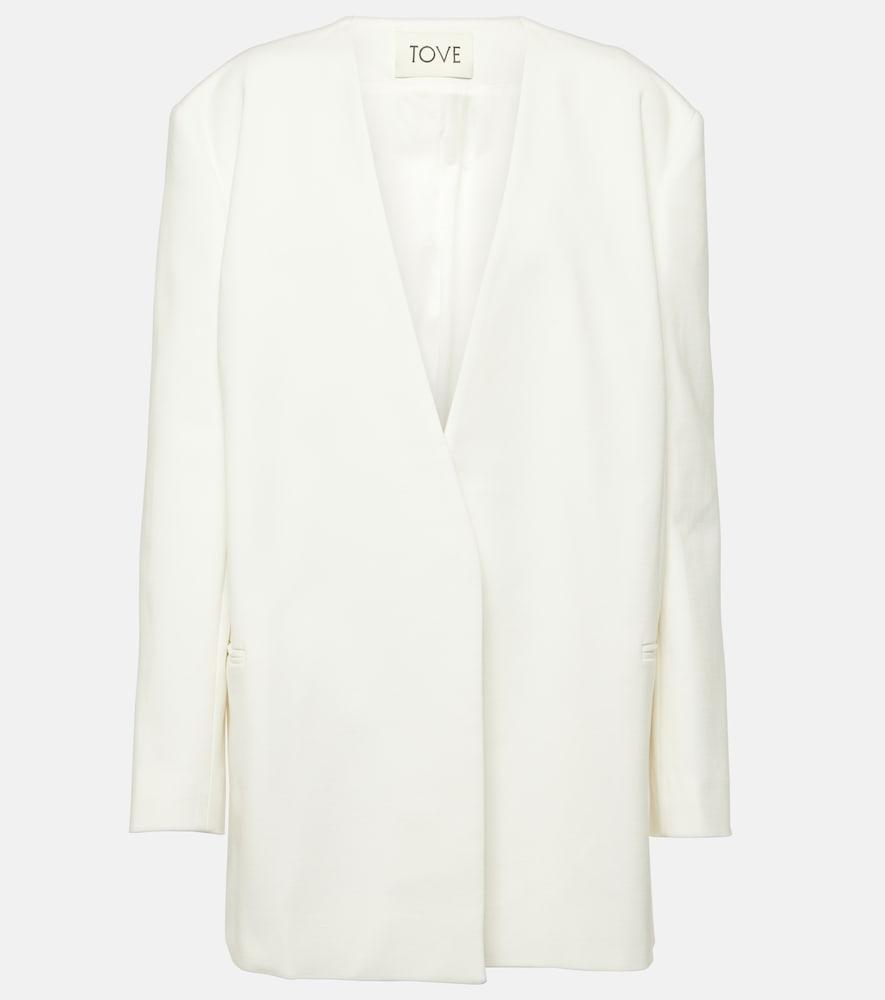 tove saunders cotton-blend jacket