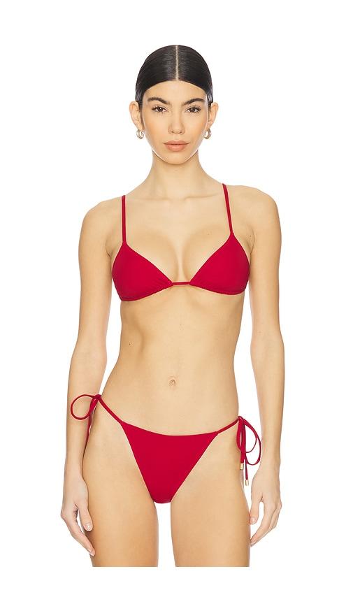 tropic of c equator bikini top in burgundy. - size m (also in s, xs)