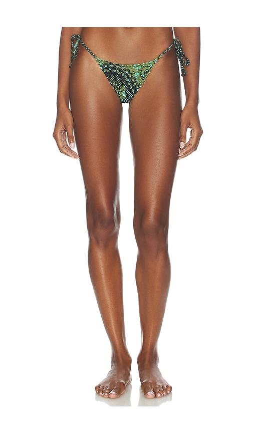 tropic of c praia bikini bottom in green. - size m (also in xs)