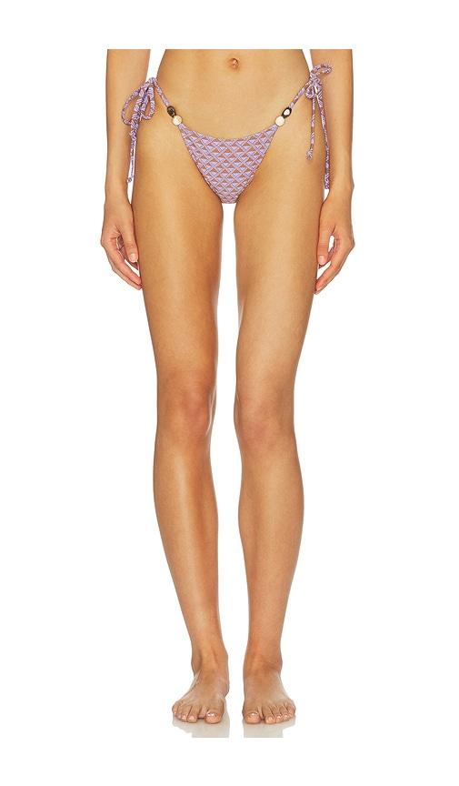 tropic of c praia bikini bottom in lavender. - size m (also in xs)