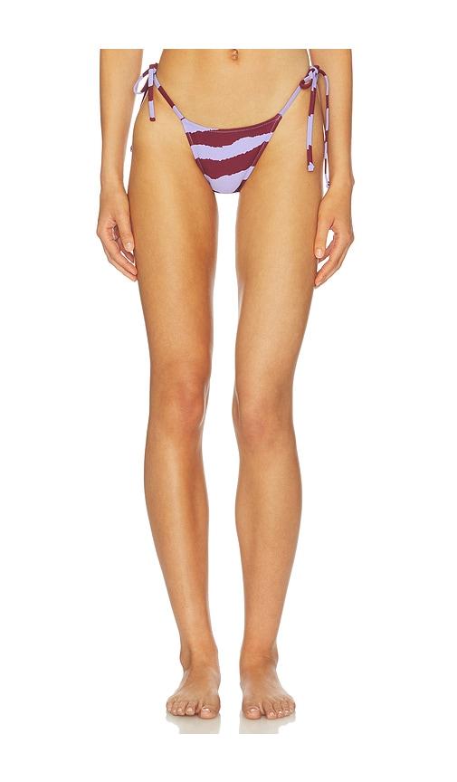 tropic of c praia bikini bottom in purple. - size l (also in s, xs, m)