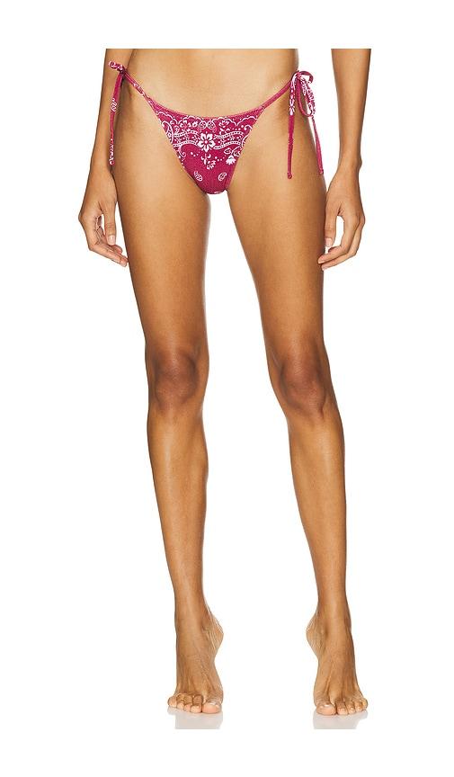 tropic of c praia bikini bottom in red. - size s (also in l, xl)