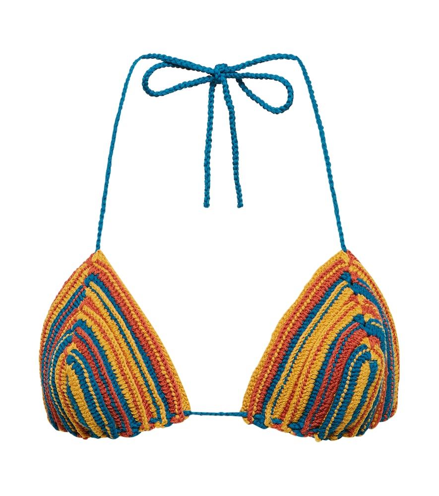 tropic of c praia crochet bikini top