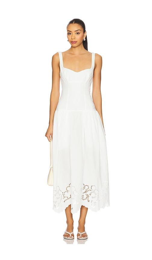 tularosa amaya maxi dress in white. - size l (also in xl)