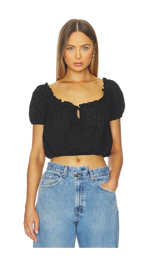 tularosa arlowe top in black. - size l (also in xl)
