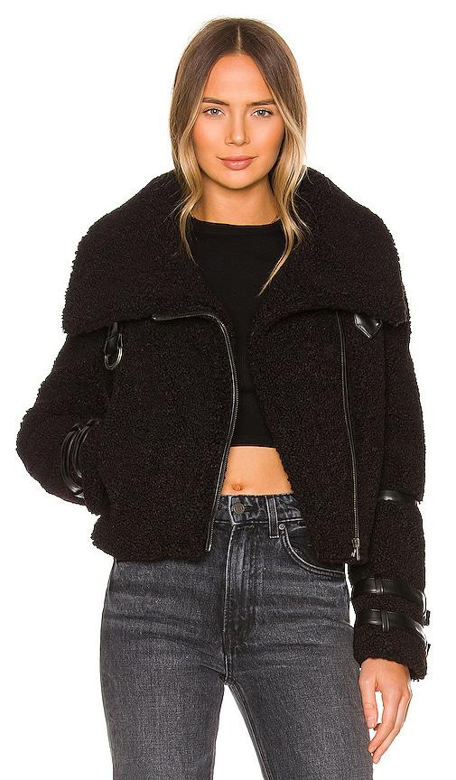 tularosa bailey moto jacket in black. - size xs (also in xxs)