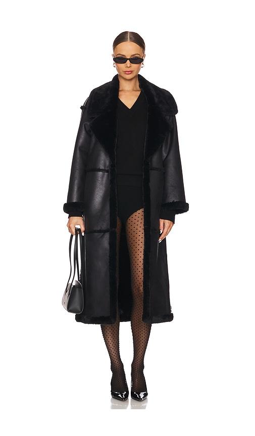 tularosa belen coat in black. - size m (also in xxs, xs, s)