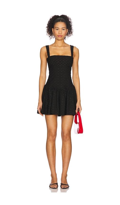tularosa bennett mini dress in black. - size m (also in xl)