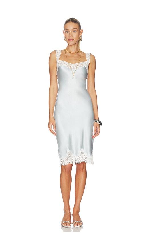 tularosa camille dress in baby blue. - size m (also in s)