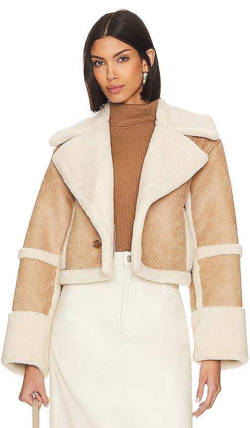 tularosa cindi jacket in brown. - size l (also in xs, s, m)
