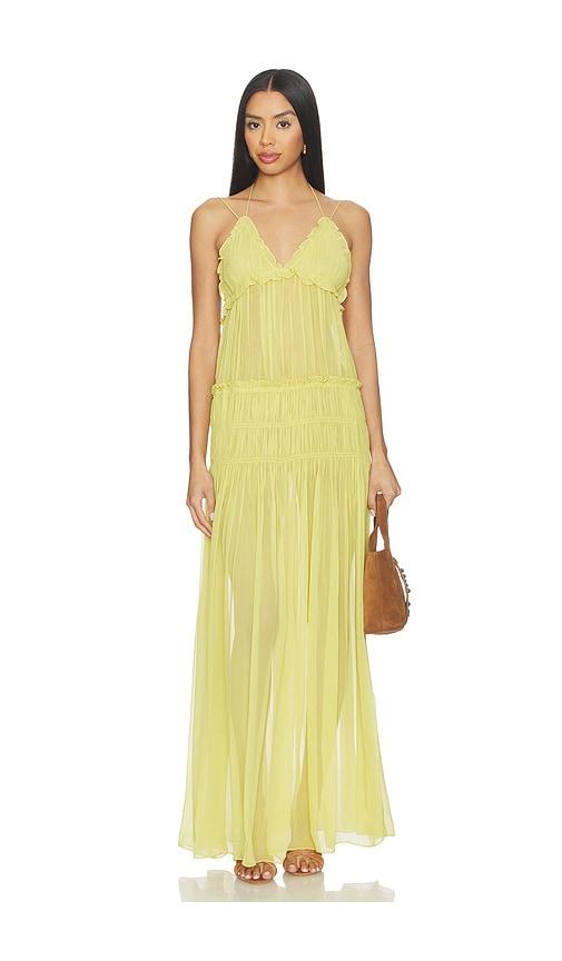 tularosa covasanta maxi dress in green. - size l (also in xs, s, m, xl)