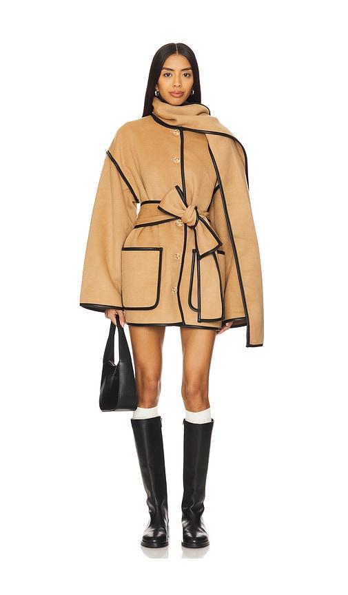 tularosa diana coat in brown. - size m (also in s, xl)