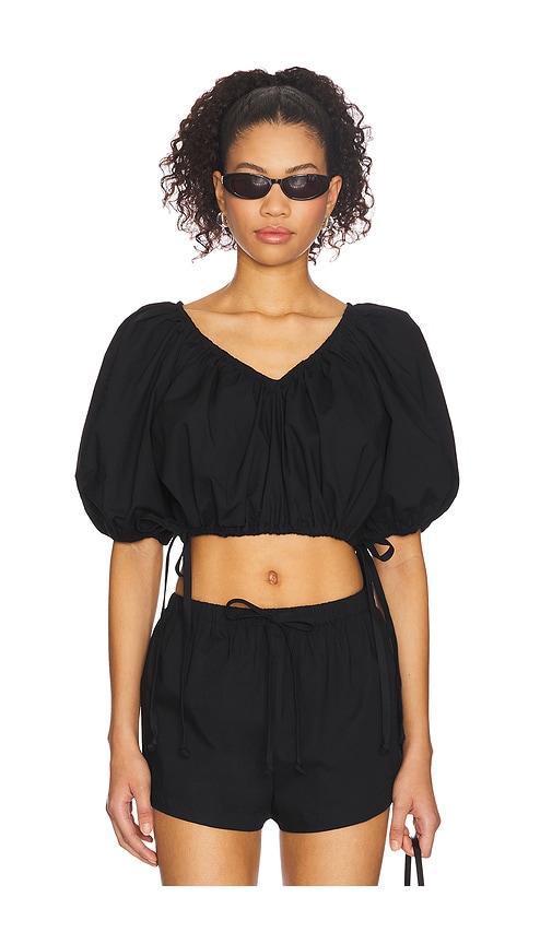 tularosa donna top in black. - size l (also in m, s)