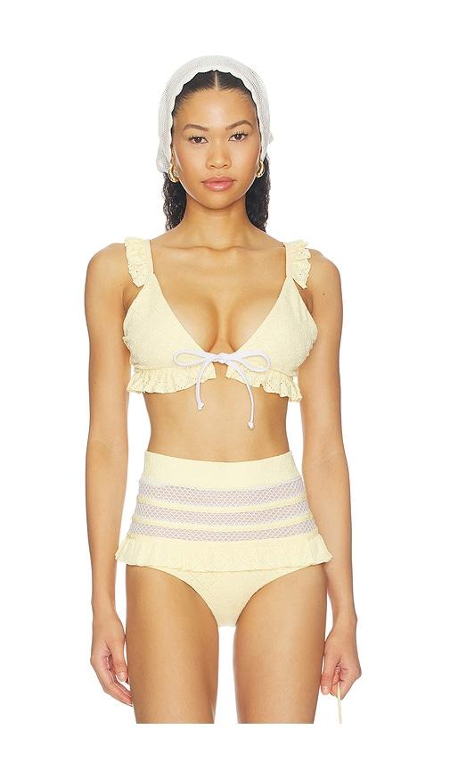 tularosa dreamer top in yellow. - size l (also in xxs, xs, s, m, xl)