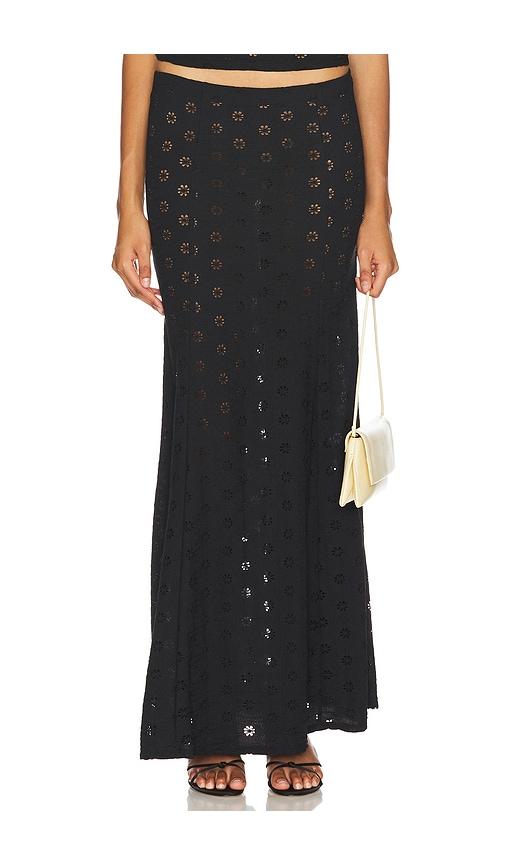 tularosa elise maxi skirt in black. - size l (also in m)