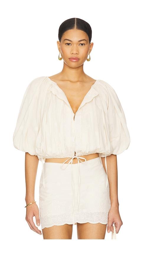 tularosa giana top in cream. - size m (also in xs, s)