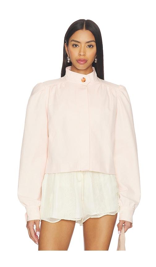 tularosa gillian jacket in blush. - size l (also in xs, s, m, xxl)