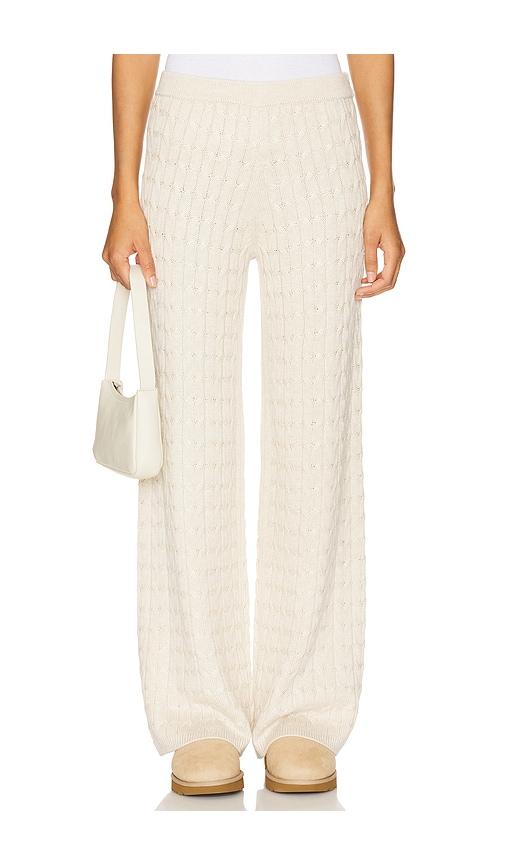 tularosa hannah knit pant in beige. - size l (also in s, xs)