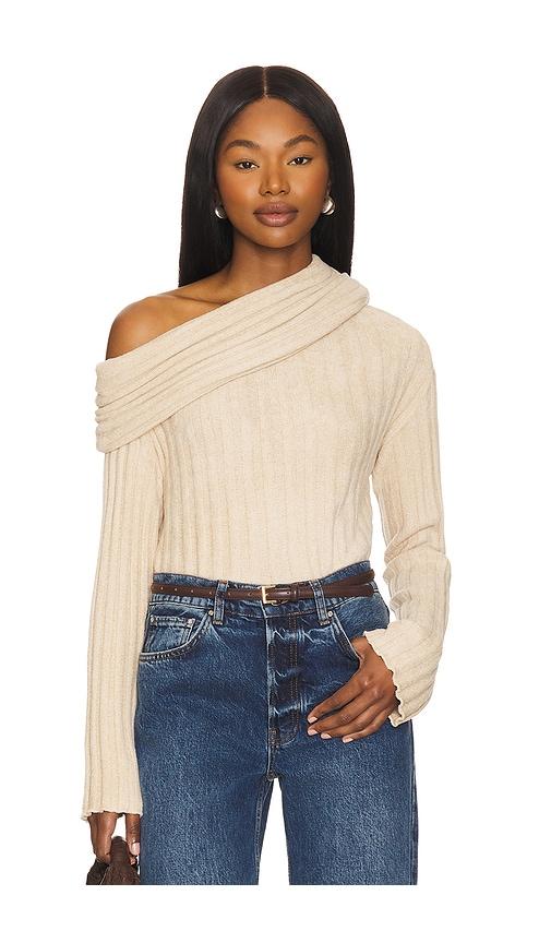 tularosa harper sweater in beige. - size l (also in m)