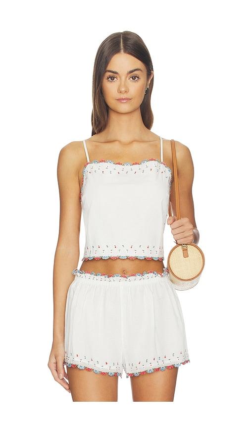 tularosa jemma top in white. - size l (also in m, xl)