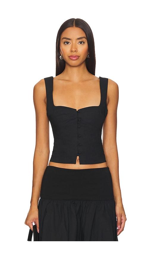 tularosa jess top in black. - size l (also in xs, xl)