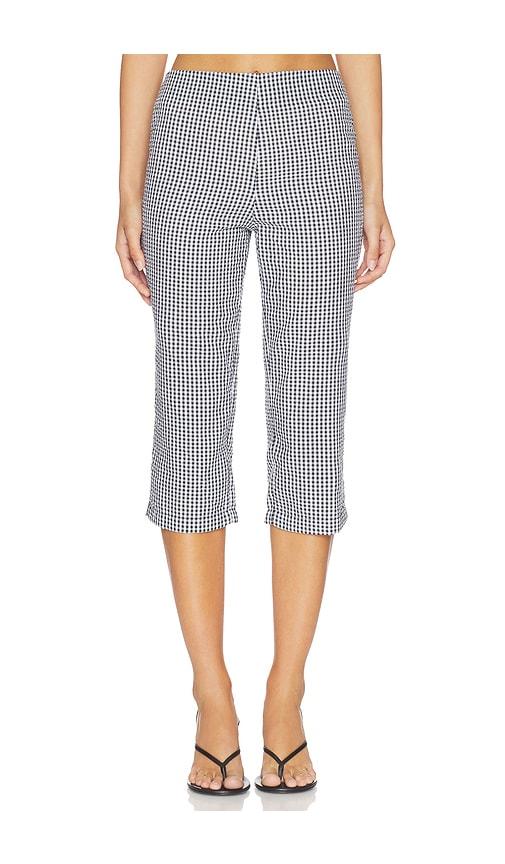 tularosa josie capri in black,white. - size m (also in xs, xxs, s, xl)