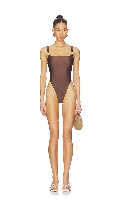 tularosa joylin one piece in brown. - size l (also in m)