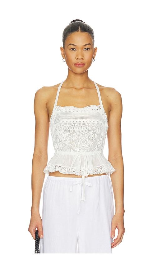 tularosa kami top in white. - size m (also in s)