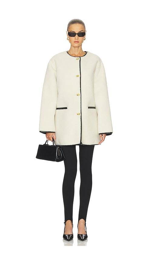 tularosa kelly coat in cream. - size l (also in s, xxs, xs, m, xl)