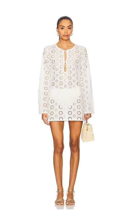 tularosa lana tunic in white. - size s (also in xxs, xs)