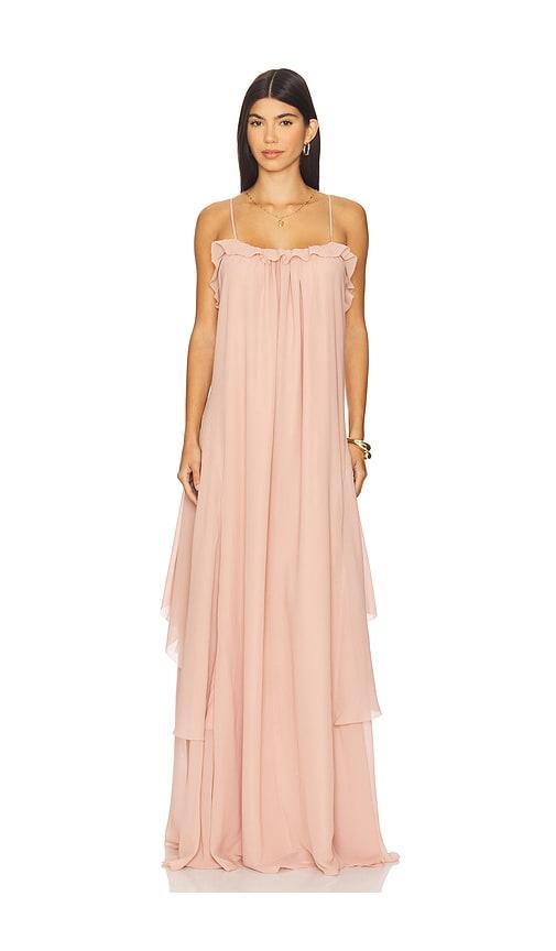 tularosa larissa maxi dress in rose. - size l (also in xl)