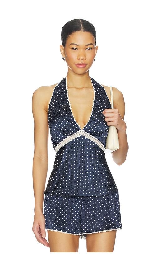 tularosa leia top in navy. - size l (also in m, xl)