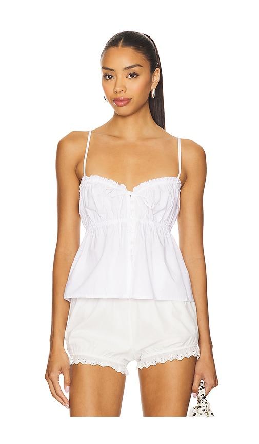 tularosa liv top in white. - size m (also in xxs, xs, xl)