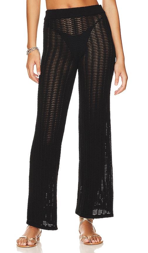 tularosa maeve knit pants in black. - size l (also in m, s, xl, xs)