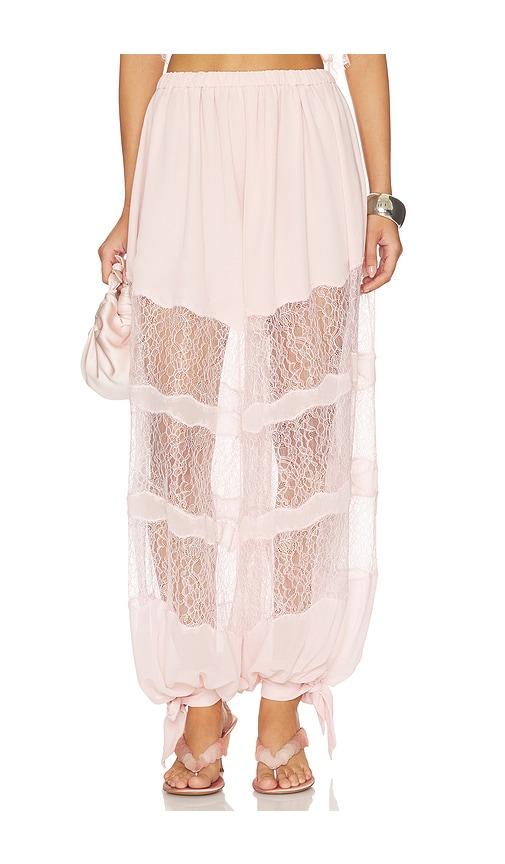 tularosa marisa pant in blush. - size l (also in m)