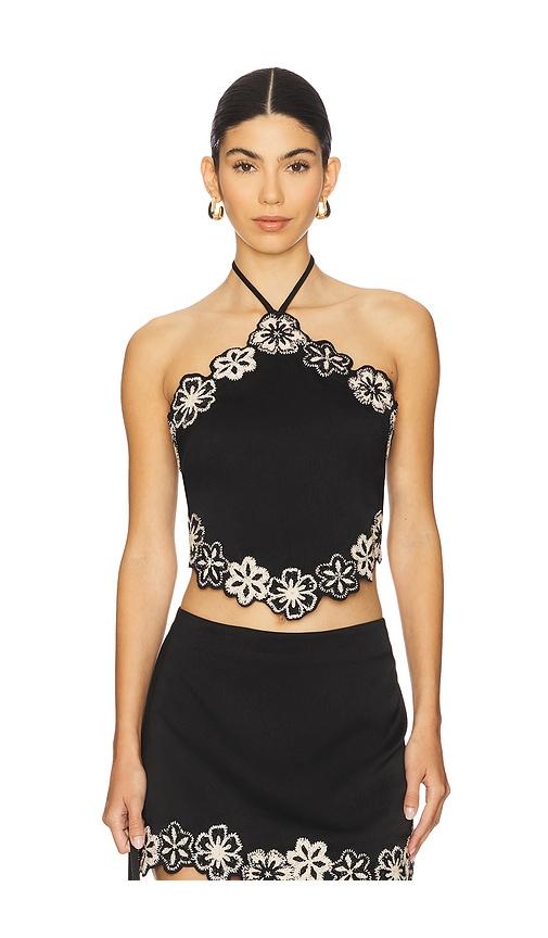 tularosa melani top in black. - size l (also in s, xl)