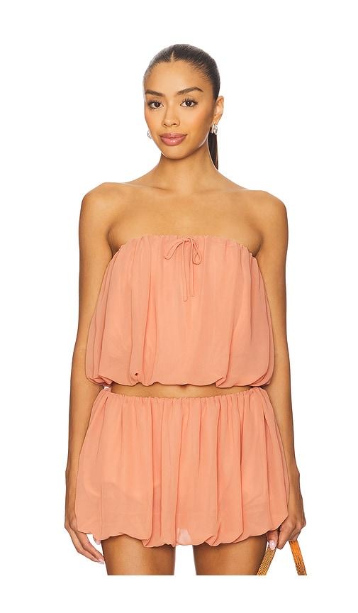 tularosa nina top in peach. - size m (also in xl)