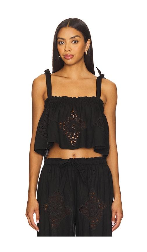 tularosa olivia top in black. - size m (also in xs)
